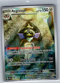 Aegislash - 210/182 SV04: Paradox Rift - Pokemon Card - NM - Image 1