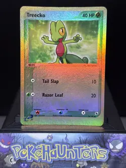 Pokemon Card Treecko 76/109 EX Ruby & Sapphire Reverse Holo Light Play - Image 1