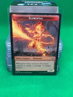 MTG - Elemental (22) // Faerie Double-sided Token | March of the Machine Comm... - Image 1