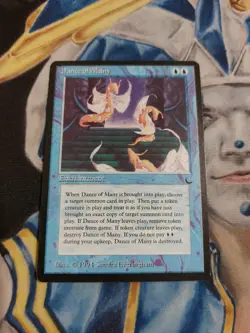 Dance of Many MTG The Dark Rare Blue Enchantment Slightly Played x1 GG3 - Image 1