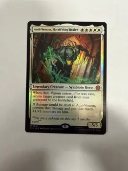 Magic: The Gathering Anti-Venom, Horrifying Healer Marvel Foil Card - Image 1