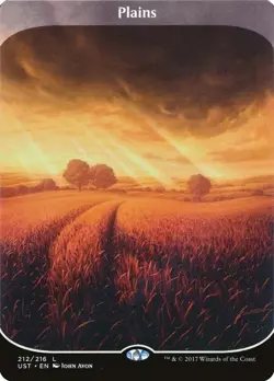 Plains #212 (NM) Unstable UST Magic MTG - Image 1