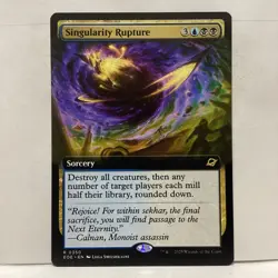 Singularity Rupture Magic: The Gathering Edge of Eternities Ext Art Rare #0350 - Image 1