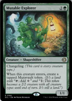 MTG Mutable Explorer (186) | NM | Lorwyn Eclipsed {ECL} - Image 1