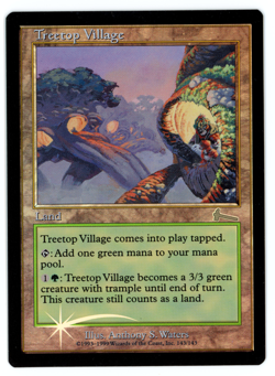 Treetop Vilage -- MTG (NM Quality FOIL) - Urza's Legacy - See pics/scans! - Image 1