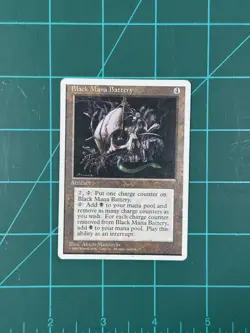 MTG Black Mana Battery MTG Core Set 4th Edition Regular - Image 1