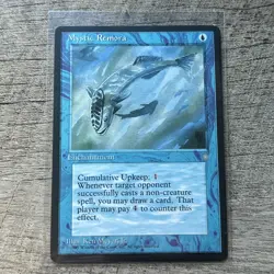 Magic the Gathering - Ice Age Mystic Remora 1995 87 Common - Image 1