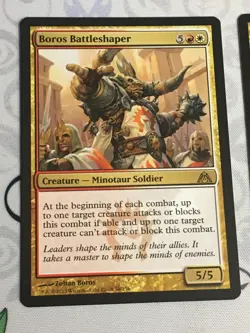 D1201 MAGIC DRAGON'S MAZE BOROS BATTLESHAPER & TAJIC BLADE OF LEGION LP R MTG - Image 2