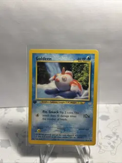 Goldeen - 45/64 1st Edition Common Neo Revelation - MP Pokemon TCG - Image 1
