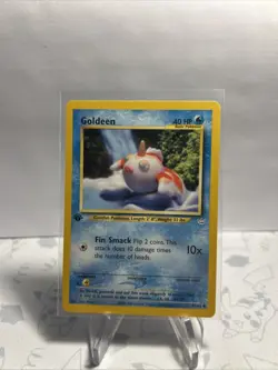 Goldeen - 45/64 1st Edition Common Neo Revelation - MP Pokemon TCG - Image 2