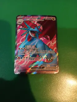 Pokemon TCG Salamence EX Full Art Holo Ultra Rare Card 177/159 Journey Together - Image 1