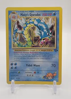 Pokemon TCG Misty's Gyarados Holo Rare Gym Challenge 13/132 Unlimited Edition - Image 1