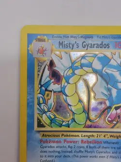 Pokemon TCG Misty's Gyarados Holo Rare Gym Challenge 13/132 Unlimited Edition - Image 3