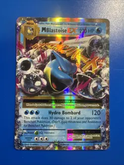 M Blastoise EX XY Evolutions 22/108 Full Art Ultra Rare Pokemon Card Mega - Image 1