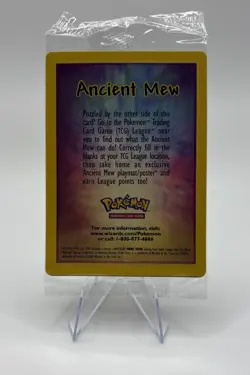 Pokemon TCG Ancient Mew Holo Card 2000 Movie Promo, Sealed Unopened (F) - Image 2