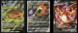 2022 Pokemon Charizard 3 Card Lot V, VStar, Vmax, Black Star Promo Sword Shield - Image 1