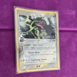 2005 POKEMON EX DELTA SPECIES 13 RAYQUAZA-REVERSE FOIL - Image 1