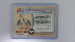Charizard #06 - Pokemon Topps 1999 TV Animation Series 1 - Holo - BLACK LOGO LP - Image 2