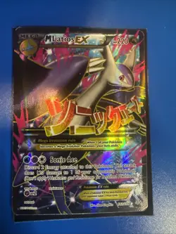 Pokemon TCG M Latios EX XY Roaring Skies Full Art Ultra Rare Card 102/108 - Image 1