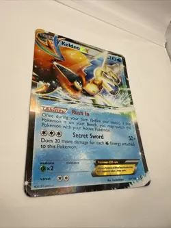 Pokemon TCG Keldeo-EX Pokemon Oversized Promos 49/149 Jumbo Holo Rare MP - Image 5