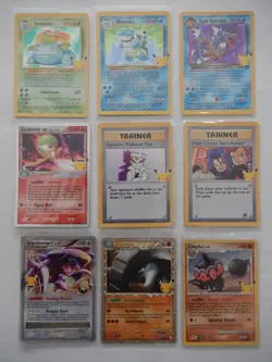 Pokemon Celebrations Classic LOT of 9 Venusaur, Blastoise, Garchomp etc - Image 1