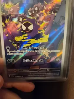 Pokemon TCG Gastly Illustration Rare Holo Foil Card 177/162 SV05 Temporal Forces - Image 2