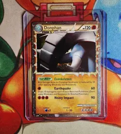 Pokemon TCG Donphan Prime 107/123 HeartGold SoulSilver Holo Rare -LP/MP - Image 1