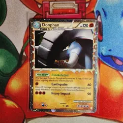 Pokemon TCG Donphan Prime 107/123 HeartGold SoulSilver Holo Rare -LP/MP - Image 2
