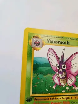 Venomoth 29/64 Jungle 1st Edition Non-Holo Rare Pokemon Card LP - Image 4