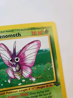 Venomoth 29/64 Jungle 1st Edition Non-Holo Rare Pokemon Card LP - Image 5