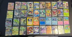 40 Pokemon Card Lot Multi Sets, EX, V, Full Art, SIRs, sealed promos - Image 1