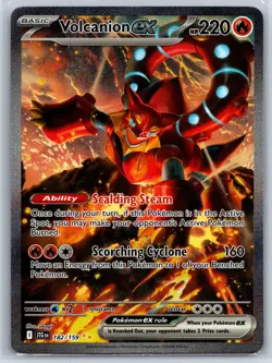 Volcanion ex Special Illustration Rare Journey Together 182 SIR Pokemon Card NM - Image 1