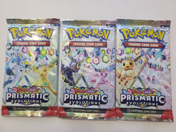 3x Pokemon Prismatic Evolutions Booster Pack - SHIPS NEXT DAY - Image 1