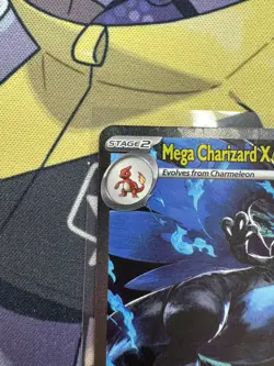 Pokemon Mega Charizard X EX 125/094 Phantasmal Flames Full Art Holo Rare Card - Image 3