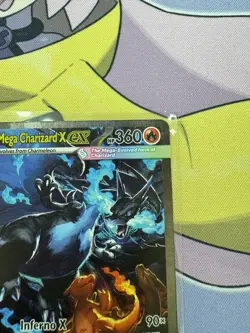 Pokemon Mega Charizard X EX 125/094 Phantasmal Flames Full Art Holo Rare Card - Image 4