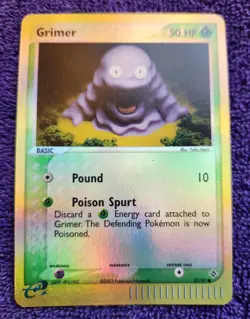 Grimer 57/97 Dragon Reverse Holo Pokemon *NICE* - Image 1