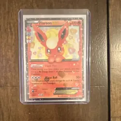 Pokemon Flareon EX RC6/RC32 Generations Ultra Rare Full Art Holo 170 HP Blaze B. - Image 3