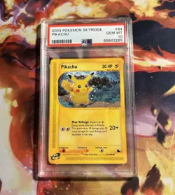 Pokemon 2003 Skyridge Pikachu Non Holo #84 PSA GEM MINT 10 - Image 1