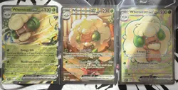 Whimsicott EX 165/086 SIR| Full Art UR| White Flare | Pokemon TCG NM/M - Image 1