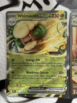 Whimsicott EX 165/086 SIR| Full Art UR| White Flare | Pokemon TCG NM/M - Image 5