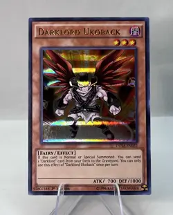 YUGIOH - DARK LORD UKOBACK - DUSA - EN022 - 1ST EDITION - ULTRA RARE - YGO TCG - Image 3