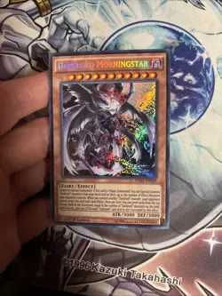 (AY) Yugioh Darklord Morningstar DESO-EN029 Secret Rare 1st Ed VLP - Image 2