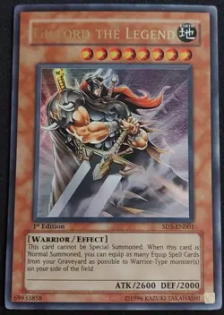 Yugioh Gilford the Legend SD5-EN001 Ultra Rare 1st Edition LP - Image 1