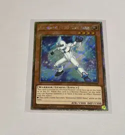 Yu-Gi-Oh! Elemental HERO Neos Alius #RA03-EN184 Platinum Secret Rare 1st Ed (NM) - Image 1