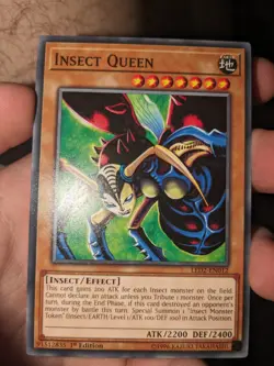 1st Ed Insect Queen LED2-EN012 Yugioh common - Image 1