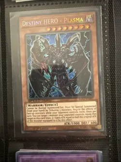 Destiny HERO - Plasma (Secret Rare) SGX1-ENB01 Speed Duel GX - Yugioh Card - Image 1