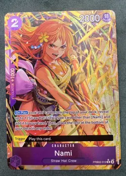One Piece Premium Booster The Best Vol. 2 Nami Alternate Art PRB02-012 R* NM - Image 1