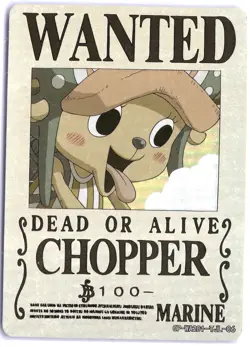 BOX HIT WANTED POSTER!!! ONE PIECE Tony Tony Chopper Holo - Image 1