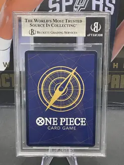 2022-24 One Piece Promos #ST10-006 Monkey D Luffy Treasures Booster Set BGS 9 - Image 2