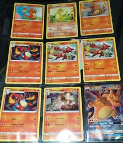 pokemon cards lot Charmander Charmeleon Charizard - Image 1